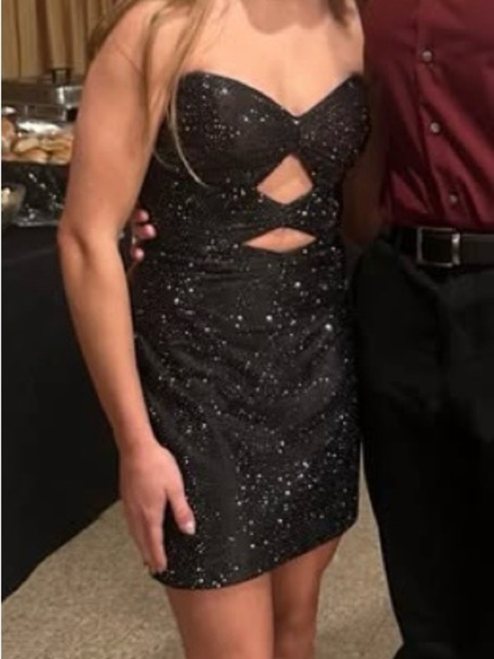 Sherri Hill Black Rhinestone Mini dress - Elegant Party/Dance Wear